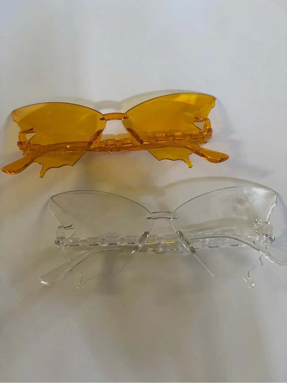 Butterfly Frame Yellow Women’s Sunglasses